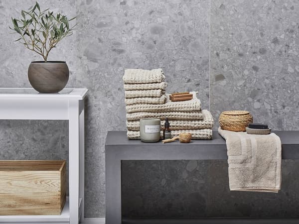 Pyyhesetti beige puuvilla 9 kpl vieraspyyhe kylpypyyhe kylpymatto