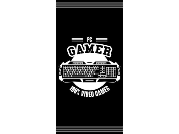 Gaming Kylpypyyhe - 100 prosenttia puuvillaa