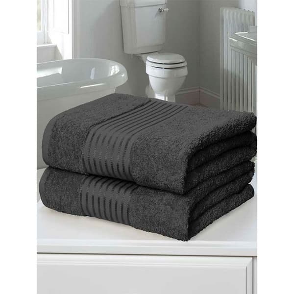 Rapport Windsor-håndklæde (pakke med 2 stk.) Grey One Size