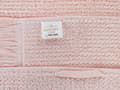 Miniatyrbilde 5 av 5: Sett med 2 Håndklesett Rosa Bomull Polyester Frotté 100 x 150 cm Frynser Håndklær Tekstil Tilbehør Bad Baderom