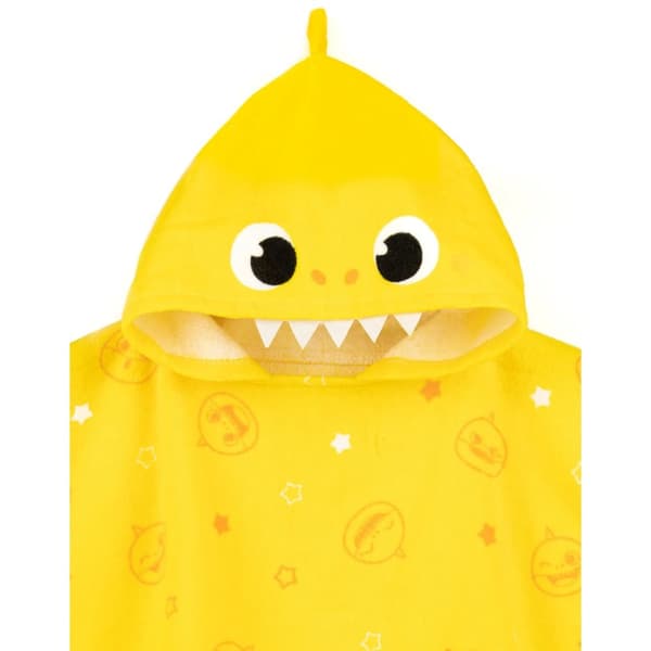 Baby Shark Childrens/Kids Repeat Print Hooded Towel