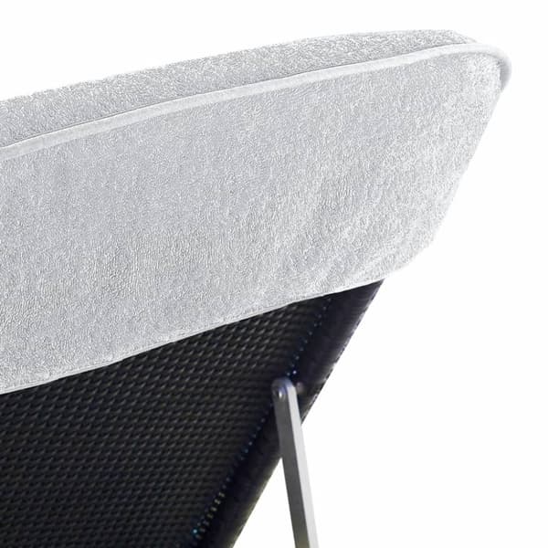 vidaXL Strandhåndklær 2 stk hvit 60x135 cm stoff 400 GSM