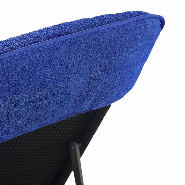 vidaXL Badhanddukar 2 st kungsblå 75x200 cm tyg 400 gsm