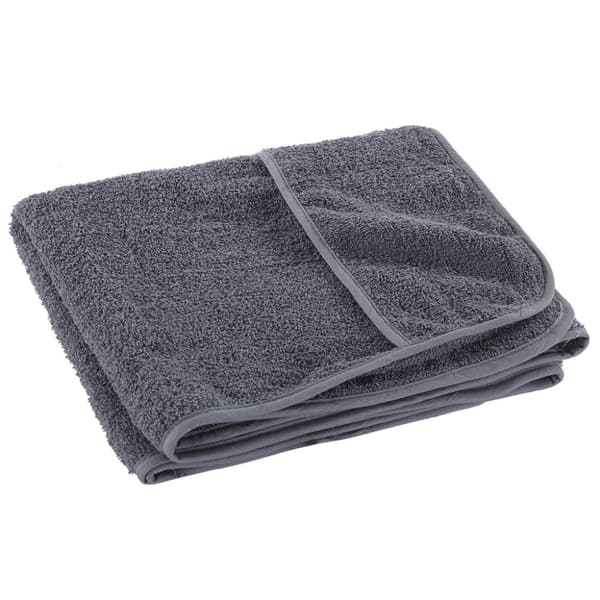 vidaXL Strandhåndklær 4 stk antrasitt 60x135 cm stoff 400 GSM