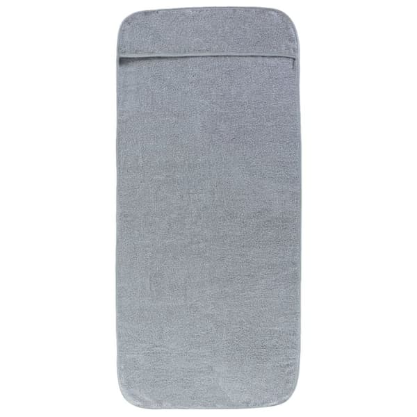 vidaXL Rantapyyhkeet 4 kpl harmaa 60x135 cm kangas 400 GSM