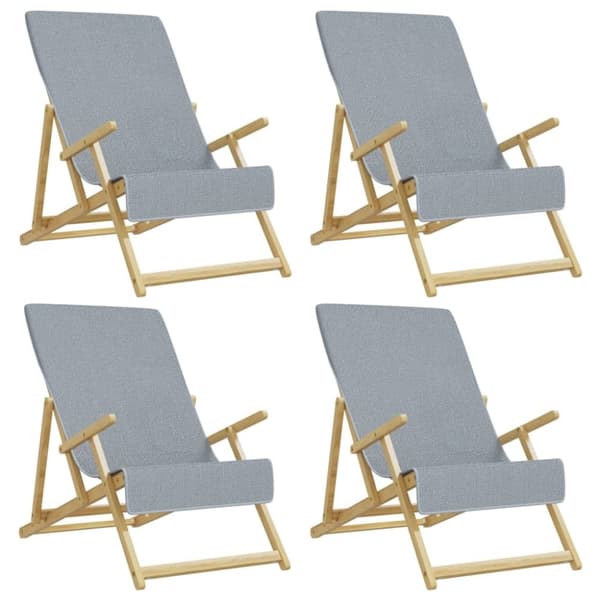 vidaXL Rantapyyhkeet 4 kpl harmaa 60x135 cm kangas 400 GSM