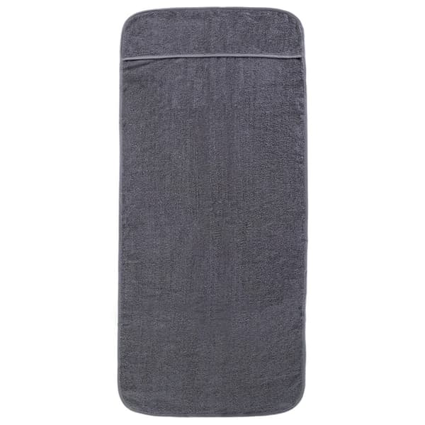 vidaXL strandhåndklæder 6 stk. 60x135 cm 400 GSM stof antracitgrå