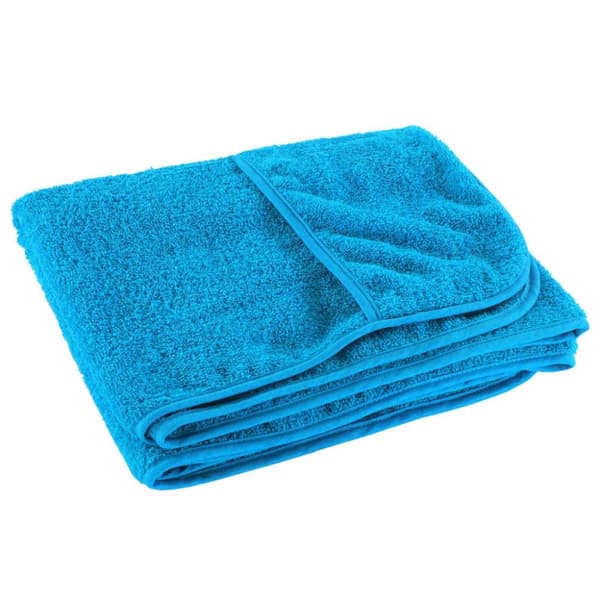 vidaXL Rantapyyhkeet 4 kpl turkoosi 60x135 cm kangas 400 GSM