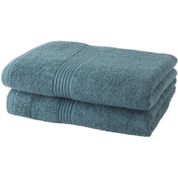 Set med 2 TODAY handdukar 50x90 cm 100% bomull - Peacock