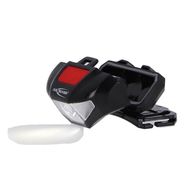 Ansmann LED-hovedlampe sort