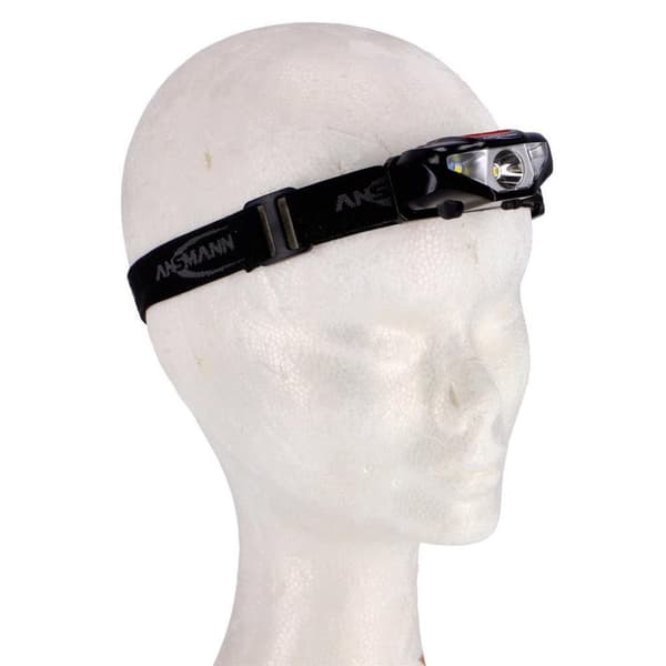 Ansmann LED-hovedlampe sort