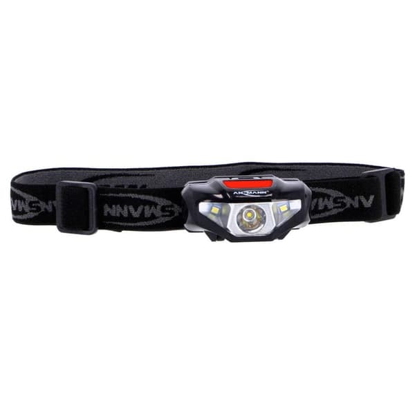 Ansmann LED-hovedlampe sort