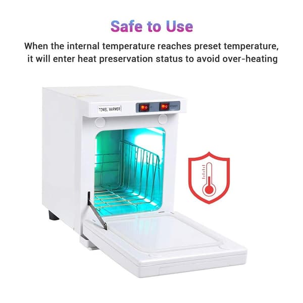 5L Mini Håndklædevarmer UV Sterilisator - Skønhedssalon Spa Manicure Tattoo Desinfektion