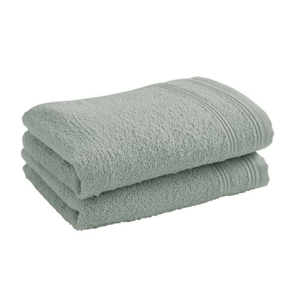 Set med 2 "Spa" frotté gästhanddukar 30 x 50 cm / 400 gr/m² - "Spa" Céladon