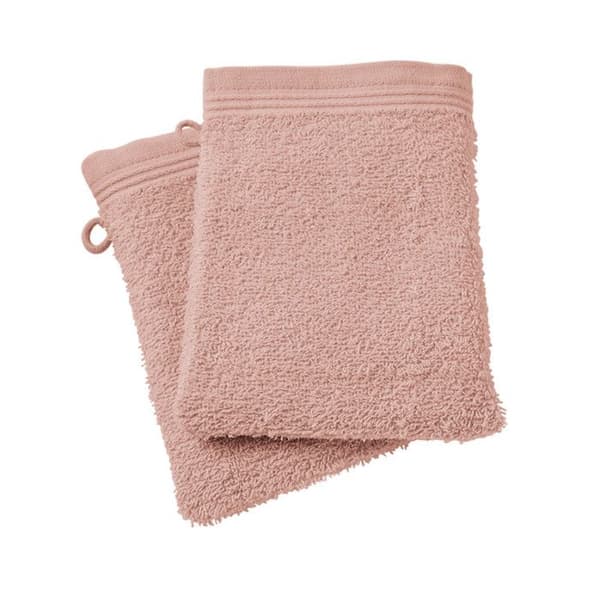 Set med 2 "Spa" frottétvättlappar 15 x 21 cm / 400 gr/m² - "Spa" Blush