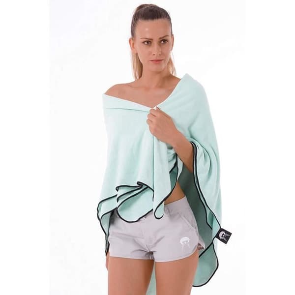 Servett Mikrofiber - Pigro Felice - 921999 - Akvamarin - 128cm x 128cm - 500g/m2