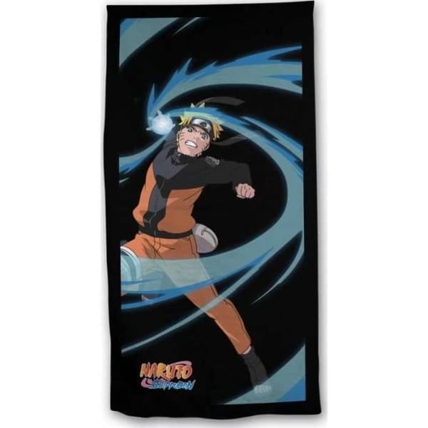 Badlakan - Naruto - 70 x 140 cm - 100% Bomull - 290 Gsm - Vit