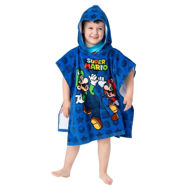 Super Mario Childrens/Kids Hooded Towel