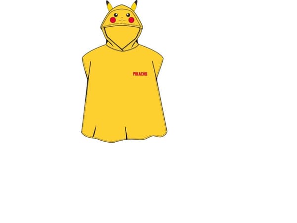 Pokemon Pikachu Poncho hupullinen kylpypyyhe - 100 prosenttia puuvillaa