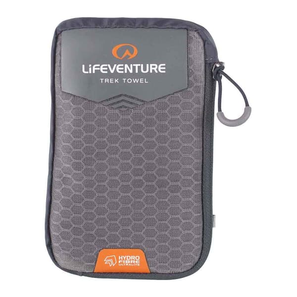 Lifeventure Hydrofibre Towel Large Grå 110 x 65 cm