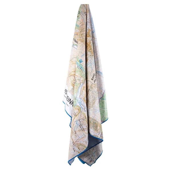 Lifeventure Soft Fibre Ordnance Survey Travel Giant Valkoinen 150 x 90 cm