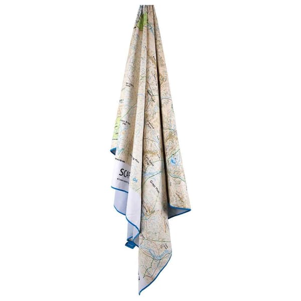 Lifeventure Soft Fibre Ordnance Survey Travel Giant Beige 150 x 90 cm