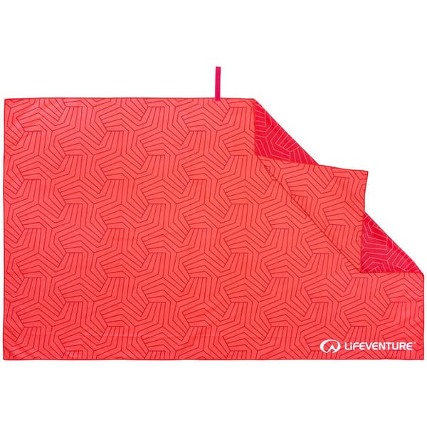 Lifeventure Recycled Softfibre Trek Towel Giant Rød 150 x 90 cm