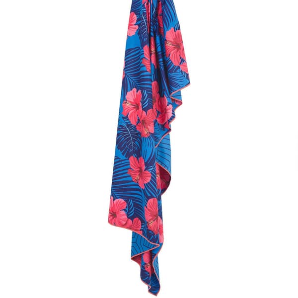 Lifeventure Recycled Softfibre Trek Towel Giant Rød,Blå 150 x 90 cm