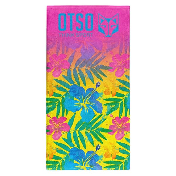 Otso Pyyhe Microbiber Floral Pinkki