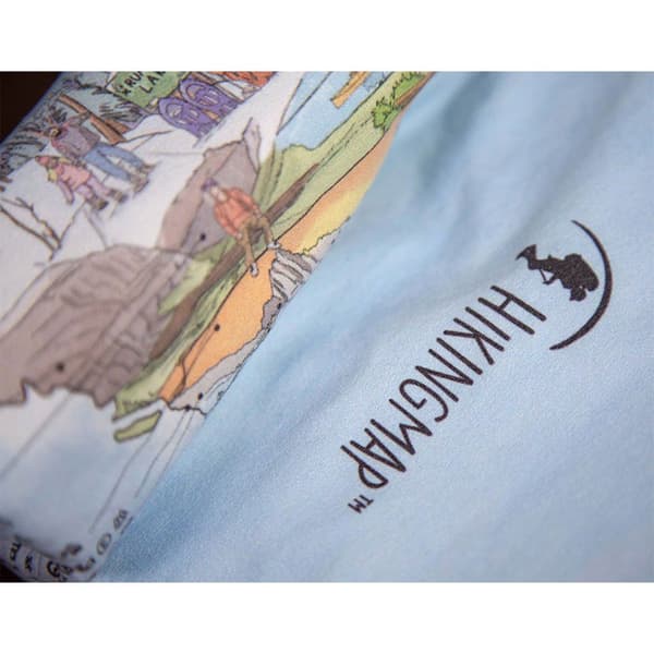 Awesome Maps Retkeilykarttapyyhe Best Hiking Trails In The World Monivärinen