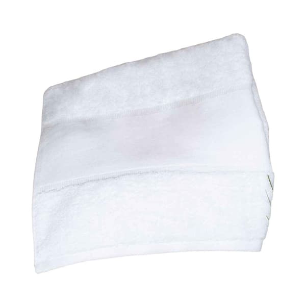 Towel City Bordered Bath Towel White One Size