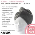 Miniatyrbild 2 av 4: MAVURA turban handduk »Turban turban handduk för hår Mikrofiber hår handduk Torr handduk för torrt hår