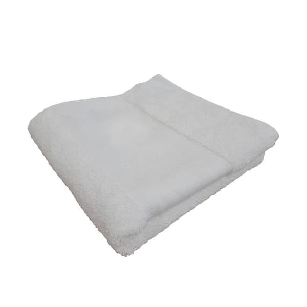 Towel City Ekologiskt badlakan med tryckbar kant White One Size