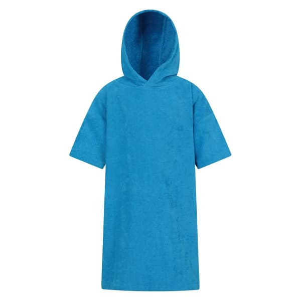 Mountain Warehouse Childrens/Kids Driftwood Hooded Towel Blue S