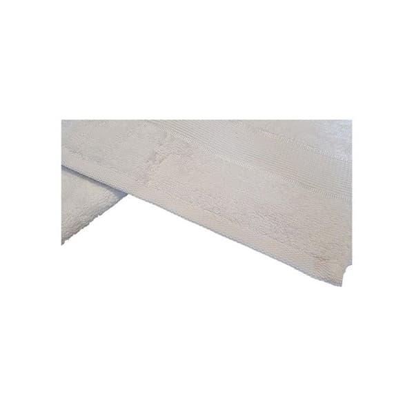 8 gästservetter 30 x 50 cm - Vit