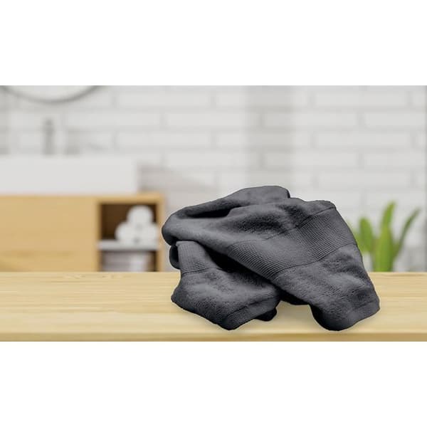 Bambuhandduk 30 x 50 cm - Grå