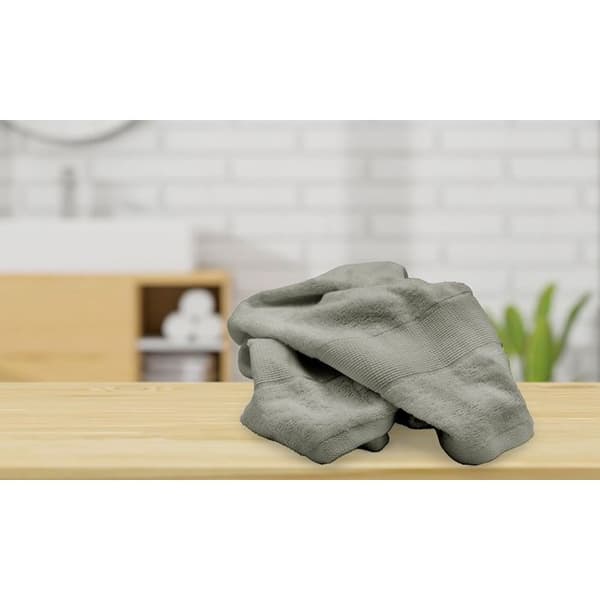 Bambuhandduk 70 x 140 cm - Silver