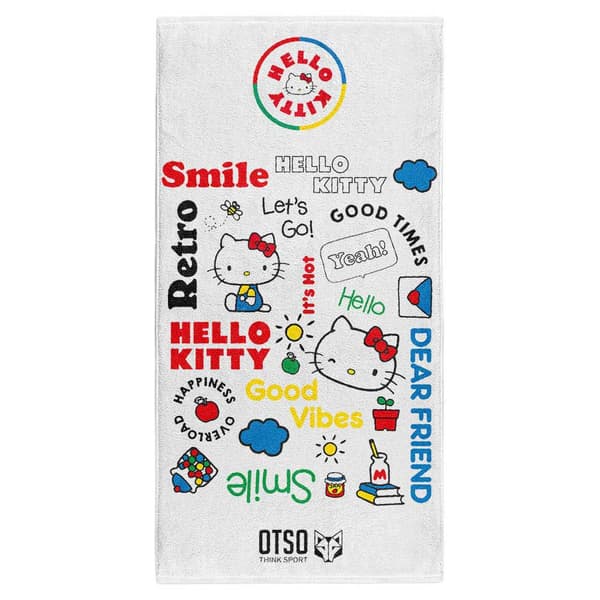 Otso Hello Kitty Smile Håndklæde  150x75 cm