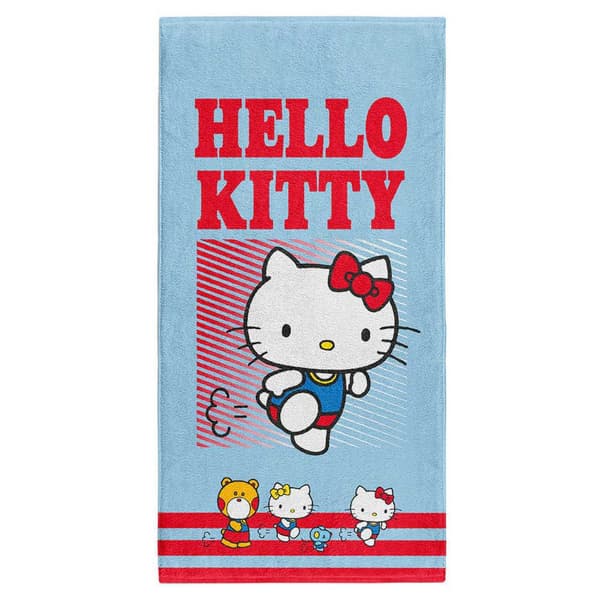 Otso Hello Kitty Stripes Handduk  150x75 cm
