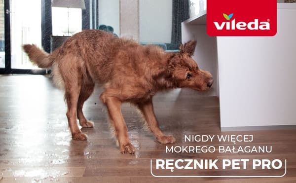 Vileda PET PRO L mikrofiber kæledyrshåndklæde