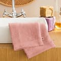 Miniatyrbild 3 av 6: Set med 6 "Spa" frottétvättlappar 15 x 21 cm / 400 gr/m² - "Spa" Blush
