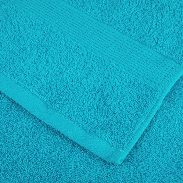 vidaXL Premium håndklesett 12 deler SOLUND turkis 600 gsm