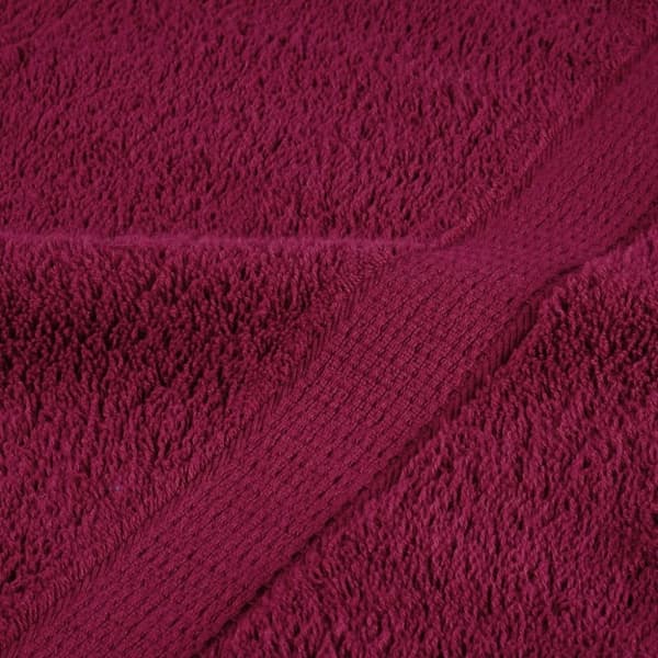 vidaXL Premium håndklesett 12 deler SOLUND burgunder 600 gsm