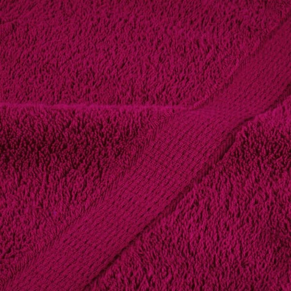vidaXL Premium badehåndklær SOLUND 2 stk burgunder 100x150 cm 600gsm