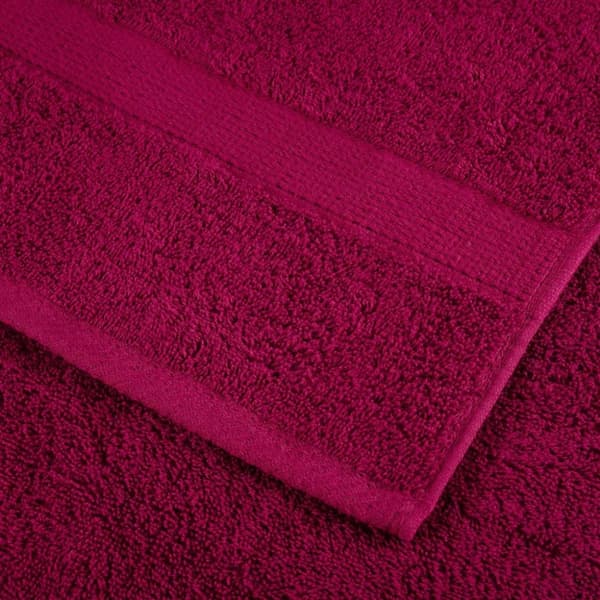 vidaXL gæstehåndklæder SOLUND 2 stk. Premium 30x50 cm 600g/m2 bordeaux