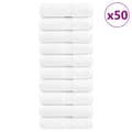 Pikkukuva 1 / 7: vidaXL Premium Pyyhkeet SOLUND 50 kpl valkoinen 30x50 cm 600 gsm