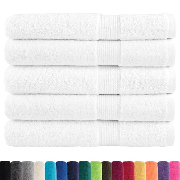vidaXL Premium Pyyhkeet SOLUND 25 kpl valk. 80x200 cm 600 gsm