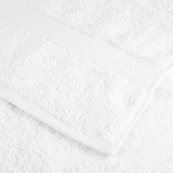 vidaXL Premium vaskekluter SOLUND 2 stk hvit 30x30 cm 600gsm