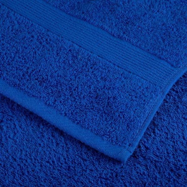 vidaXL Premium badhanddukar SOLUND 4 st blå 70x140cm 600gsm