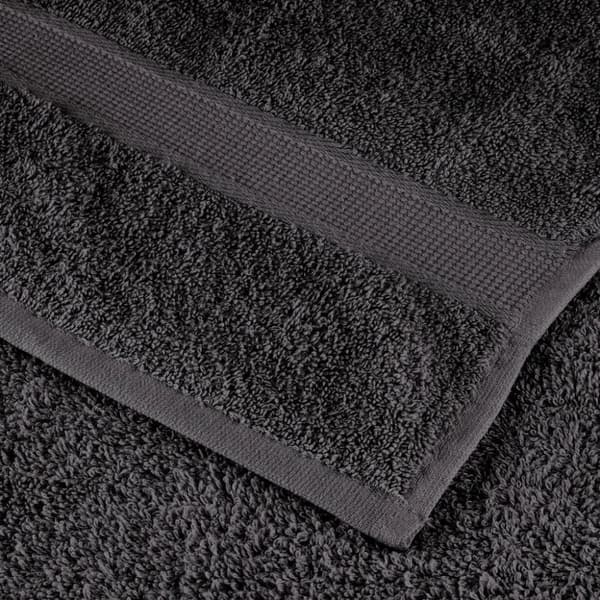 vidaXL Premium håndklær SOLUND 10 stk antrasitt 100x200 cm 600gsm